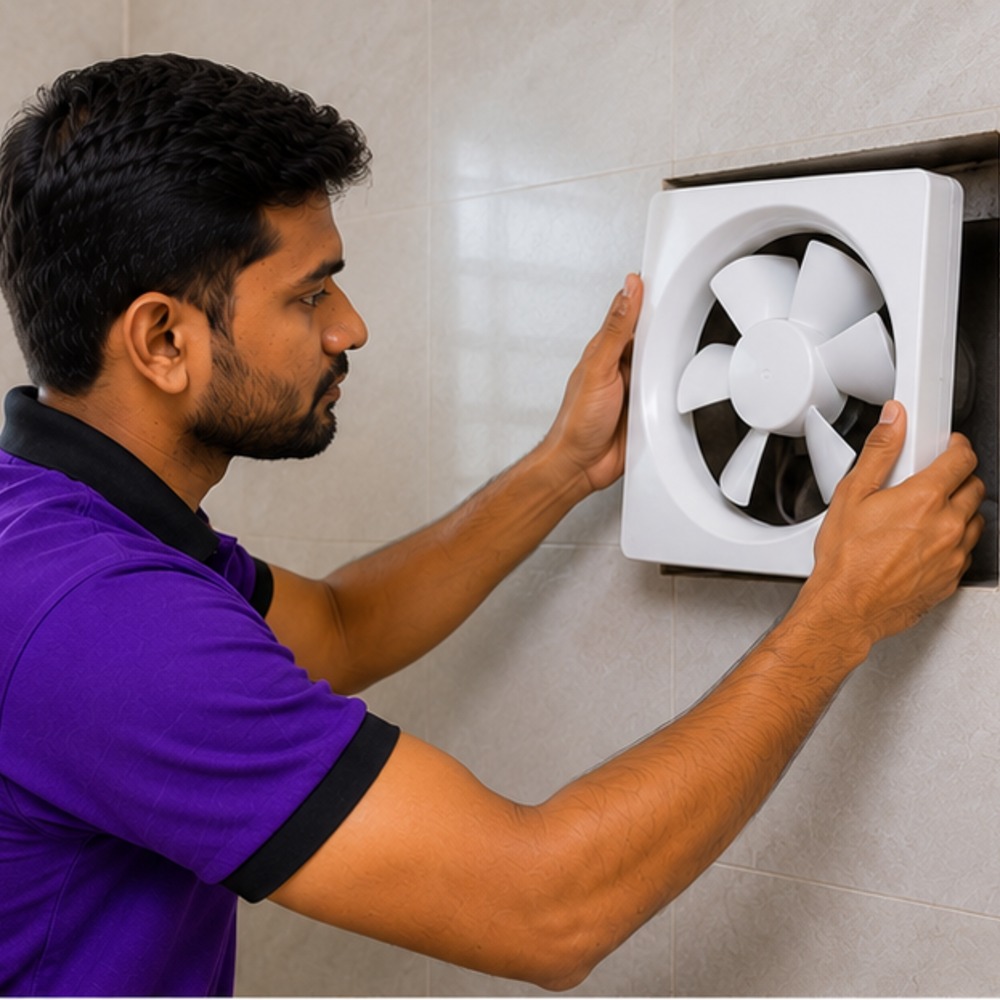 exhaust-fan-installation Ceiling Fan Installation - Image 1