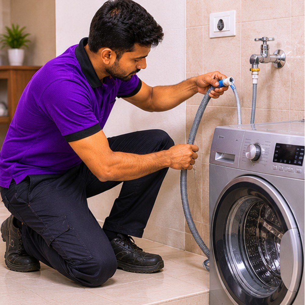 washing-machine-unboxing-demo Washing Machine Uninstallation - Image 1