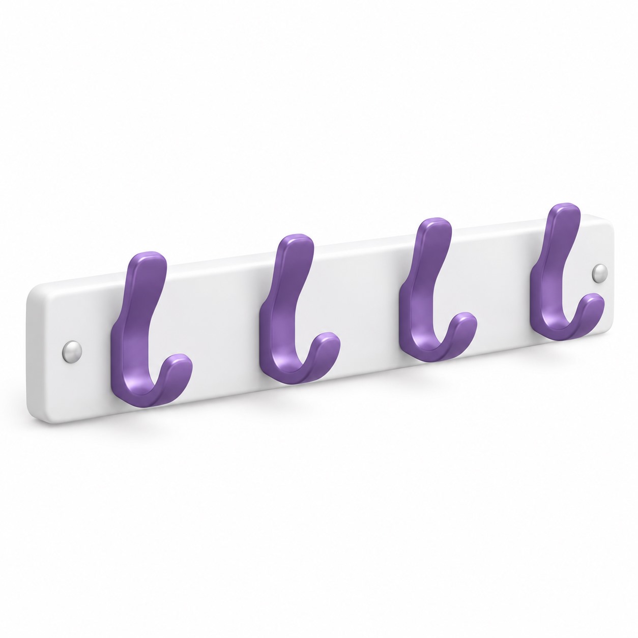 silverleaf-service-4086 Wall Hanger Installation — white and purple 3D illustration