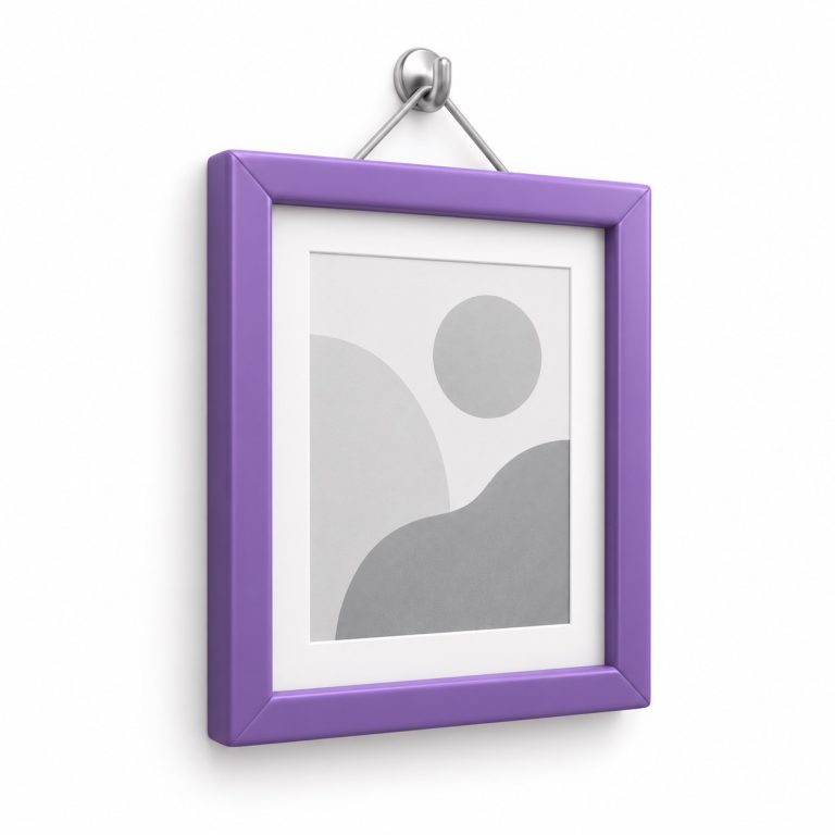 Decor Installation — white and purple 3D service illustration
