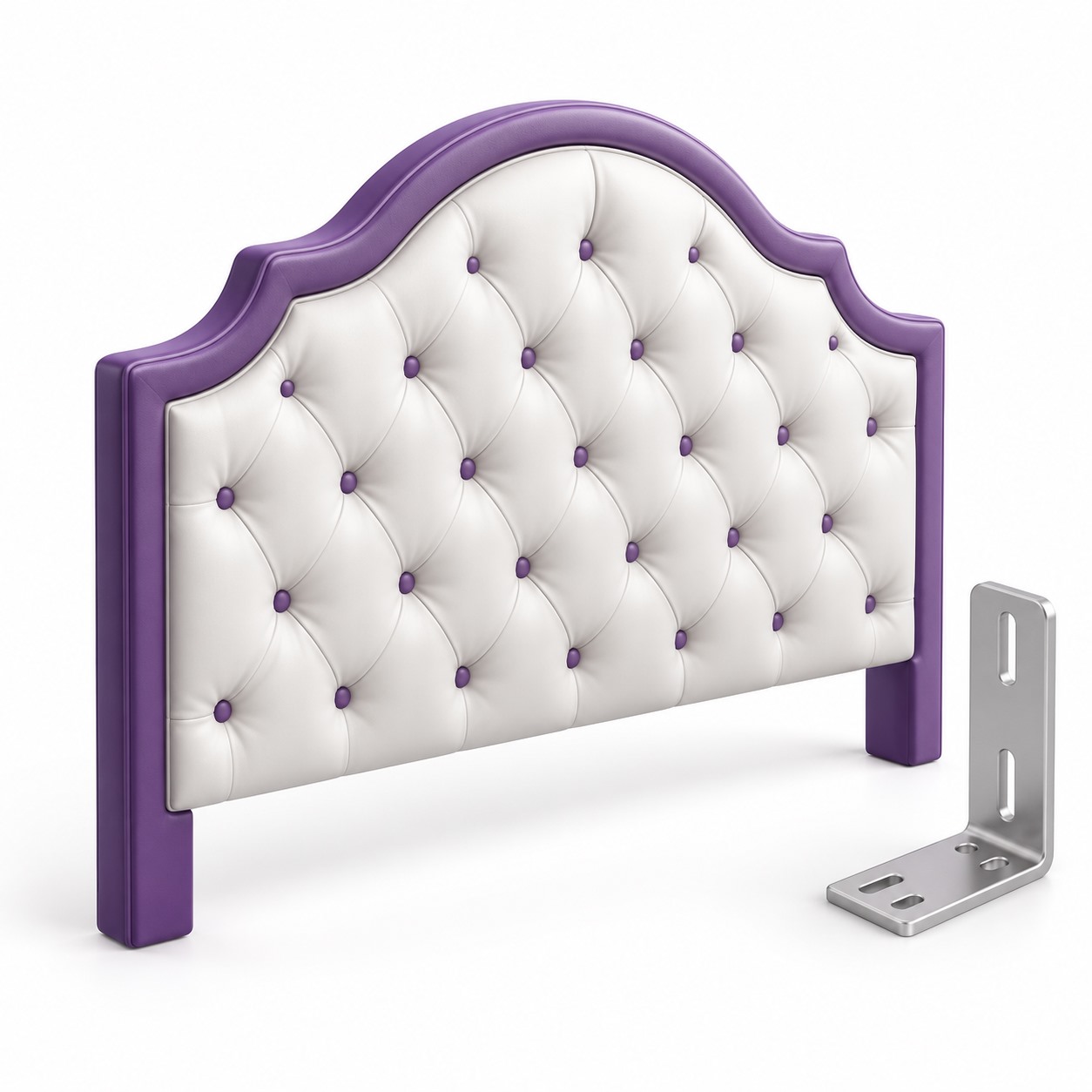 silverleaf-service-4169 Headboard Repair — white and purple 3D illustration