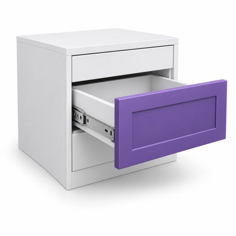 Drawer Repair and Installation — white and purple 3D illustration