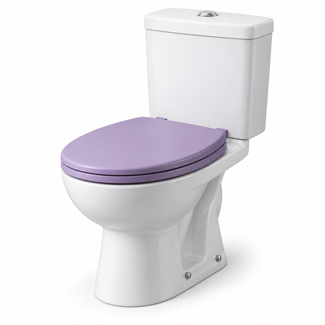silverleaf-service-4215 Western Toilet Installation — white and purple 3D illustration