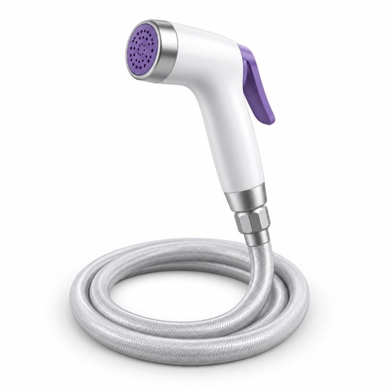 Jet Spray Repair/Replacement — white and purple 3D service illustration