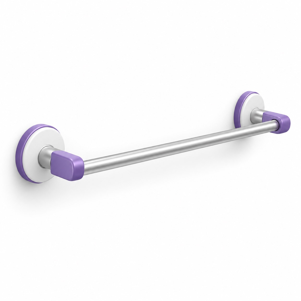 silverleaf-service-4322 Towel Holder Installation — white and purple 3D illustration