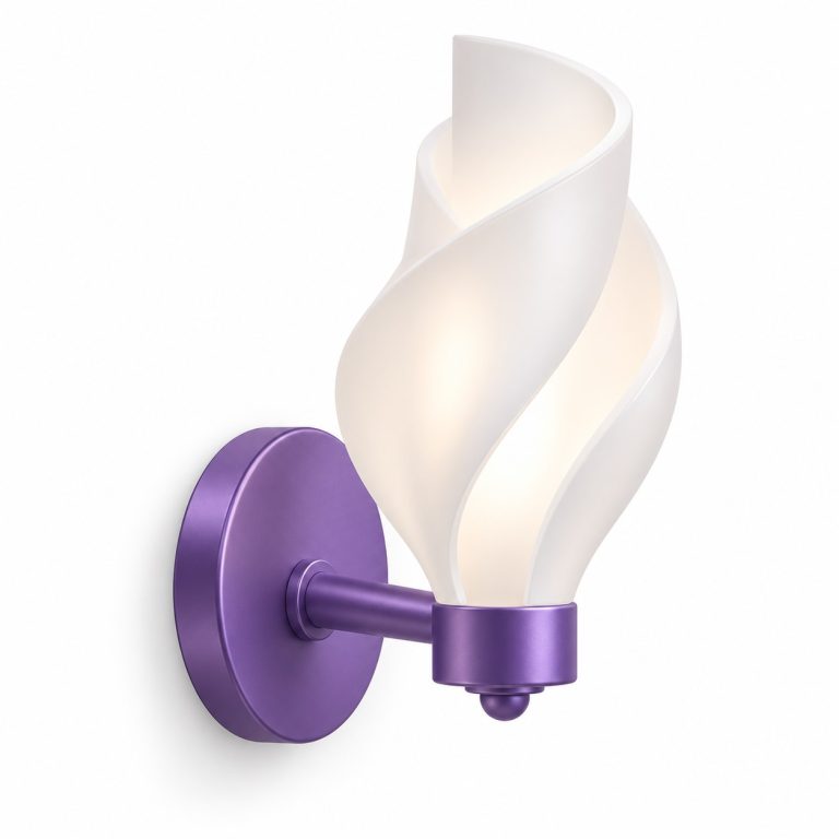 Fancy Light Installation/Replacement — white and purple 3D illustration
