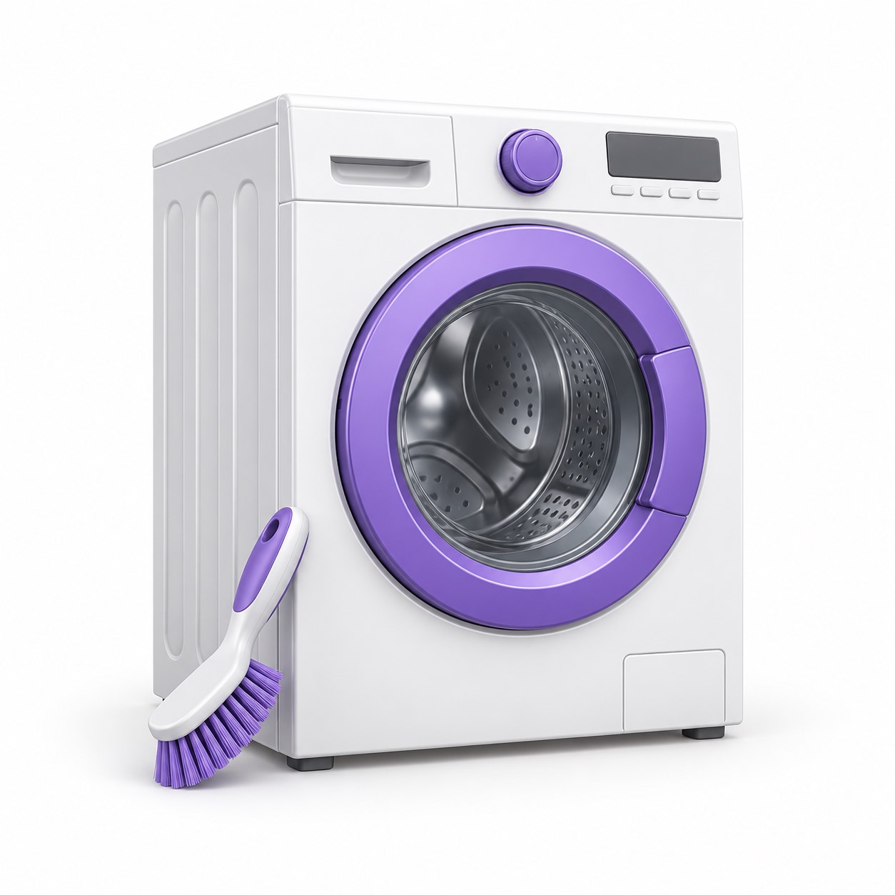 silverleaf-service-5566 Washing Machine Service — white and purple 3D illustration
